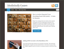 Tablet Screenshot of caspan.com